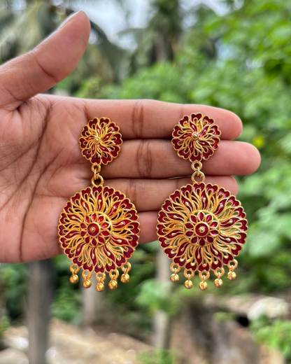 Traditional Assamese Fulam Necklace Set