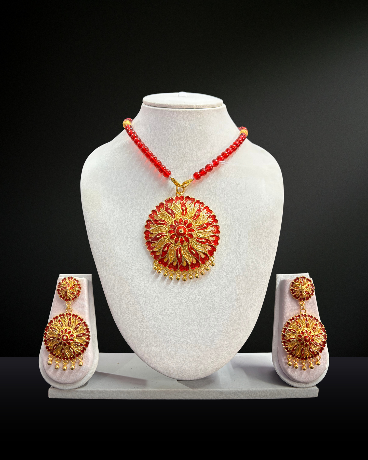 Traditional Assamese Fulam Necklace Set