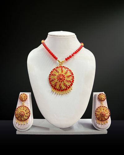 Traditional Assamese Fulam Necklace Set