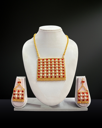 Traditional Assamese Golpota Necklace Set