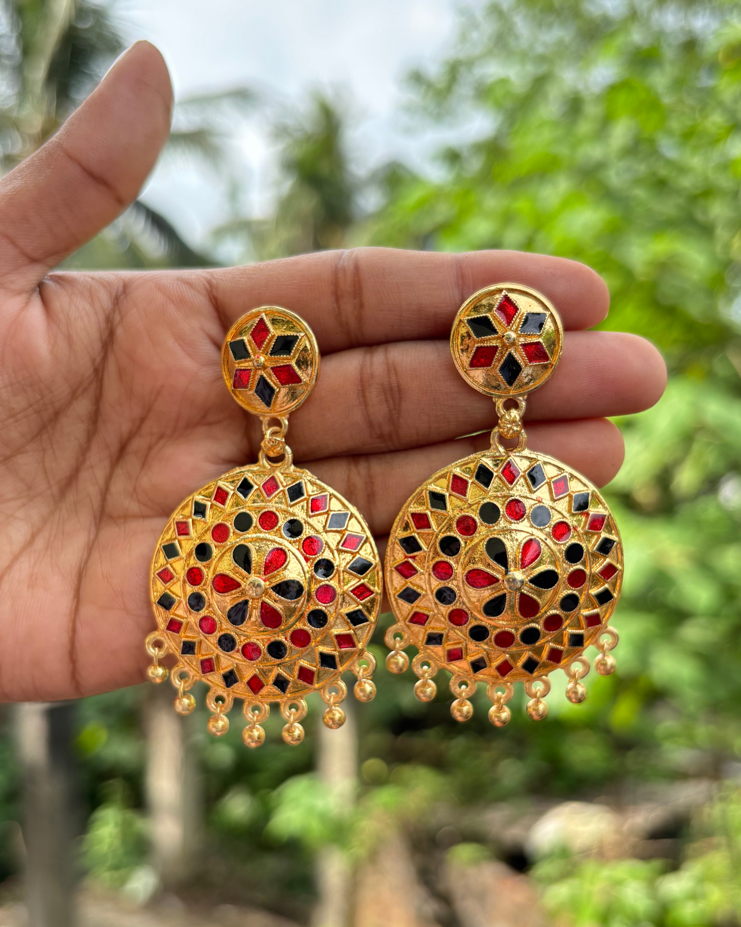 Traditional Assamese Jon Biri Necklace Set